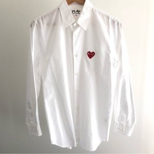COMME DES GARCONS PLAY RED HEART CLASSIC SHIRT